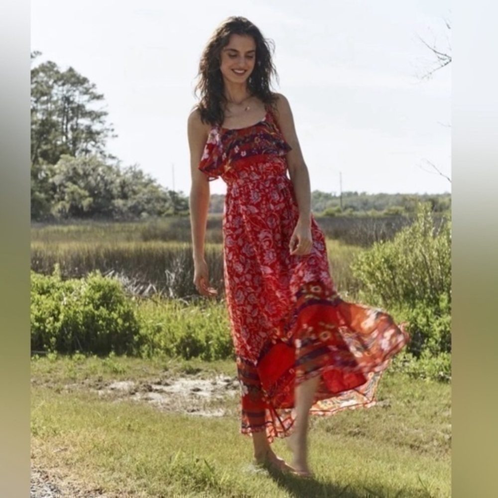 One September from Anthropologie flowy summer dress